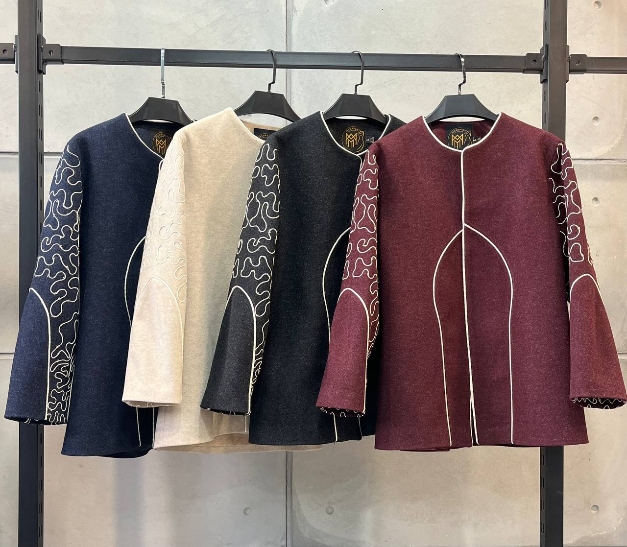 کت زنانه کوتاه پشم کوبیده ترک