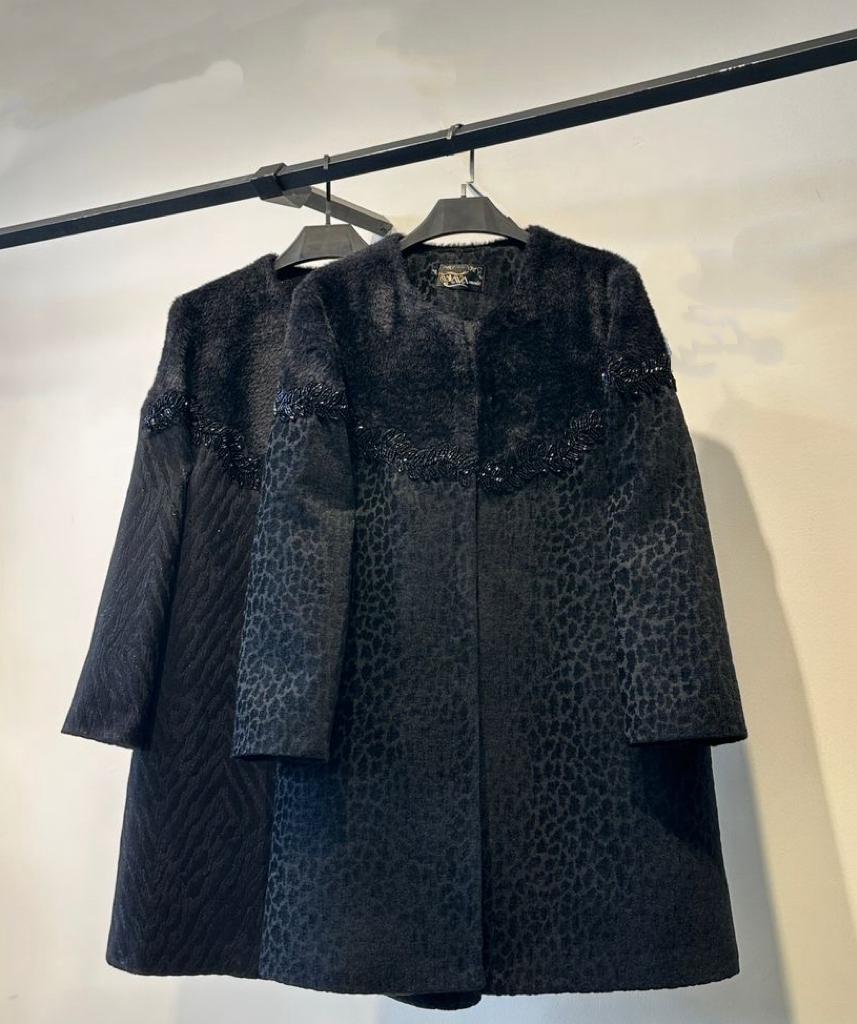 پالتو مجلسی کوتاه ترکیب پوست سمور